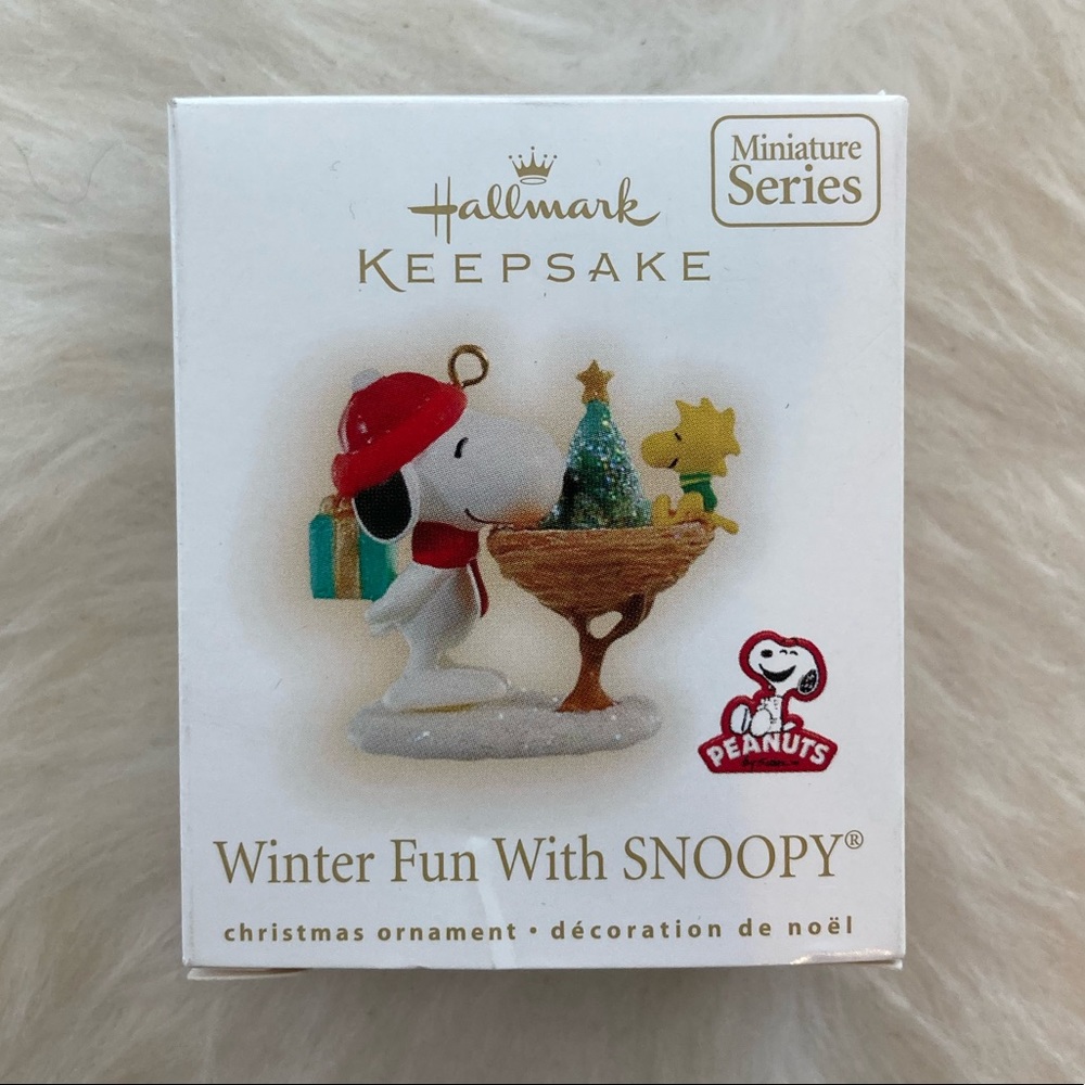 Hallmark Peanuts Ornament Snoopy and Woodstock